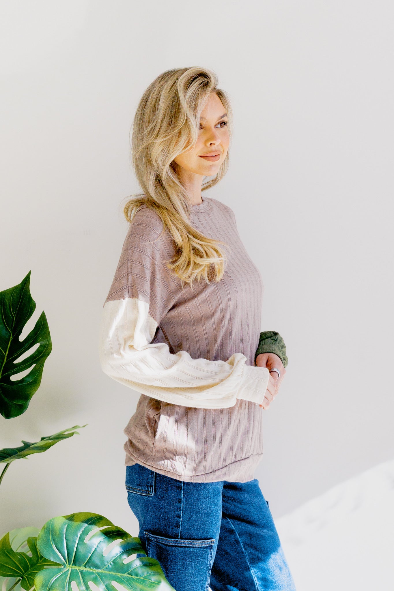 Rustling Fern Puff Sleeve