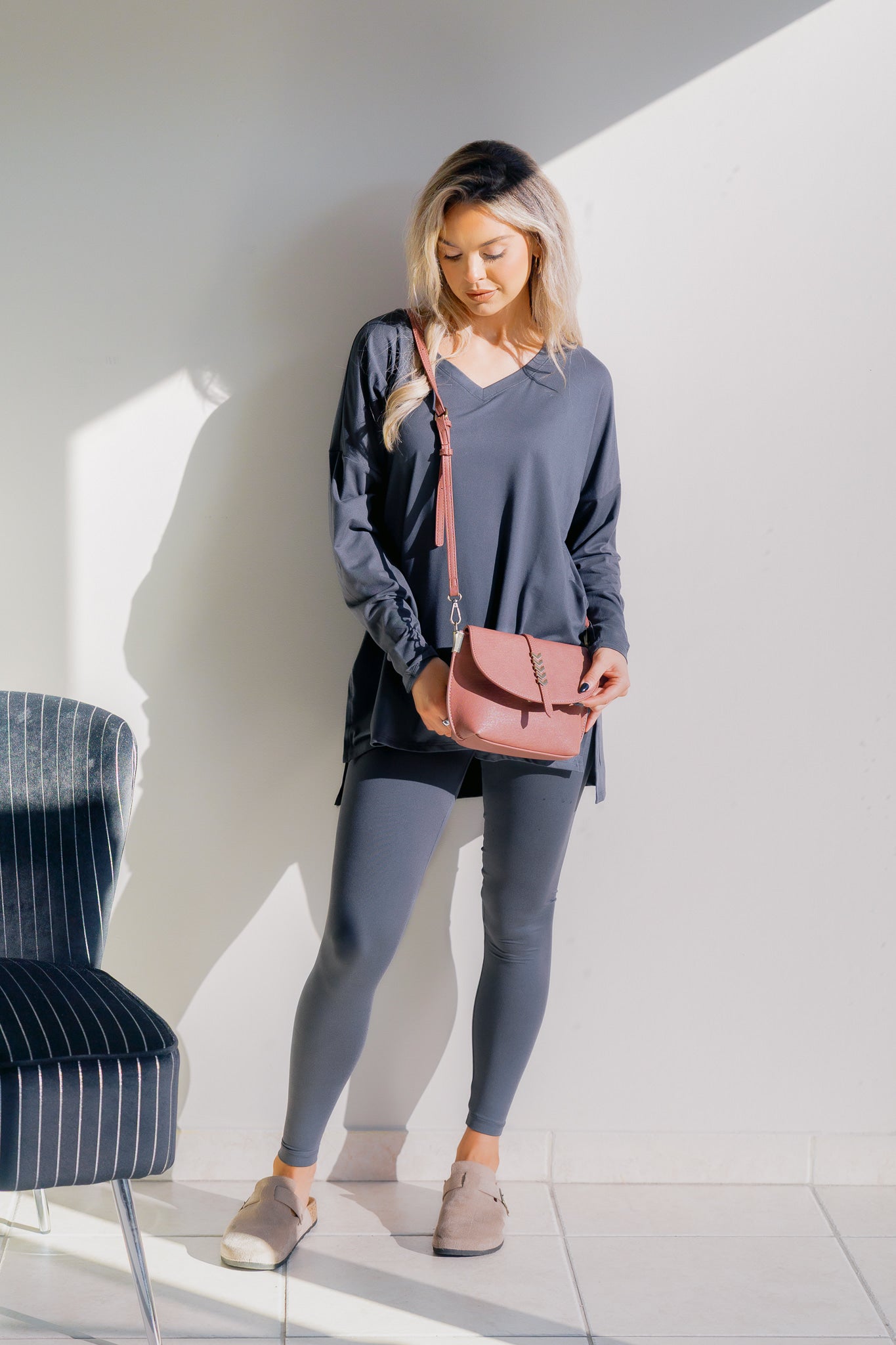 Smoky Rose Bag