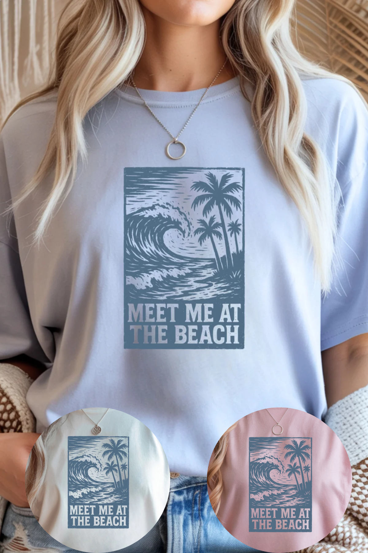 Meet Me At The Beach Graphic Tee