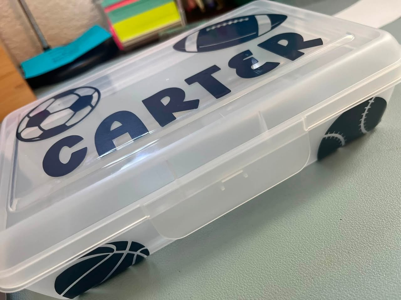 Personalized pencil boxes