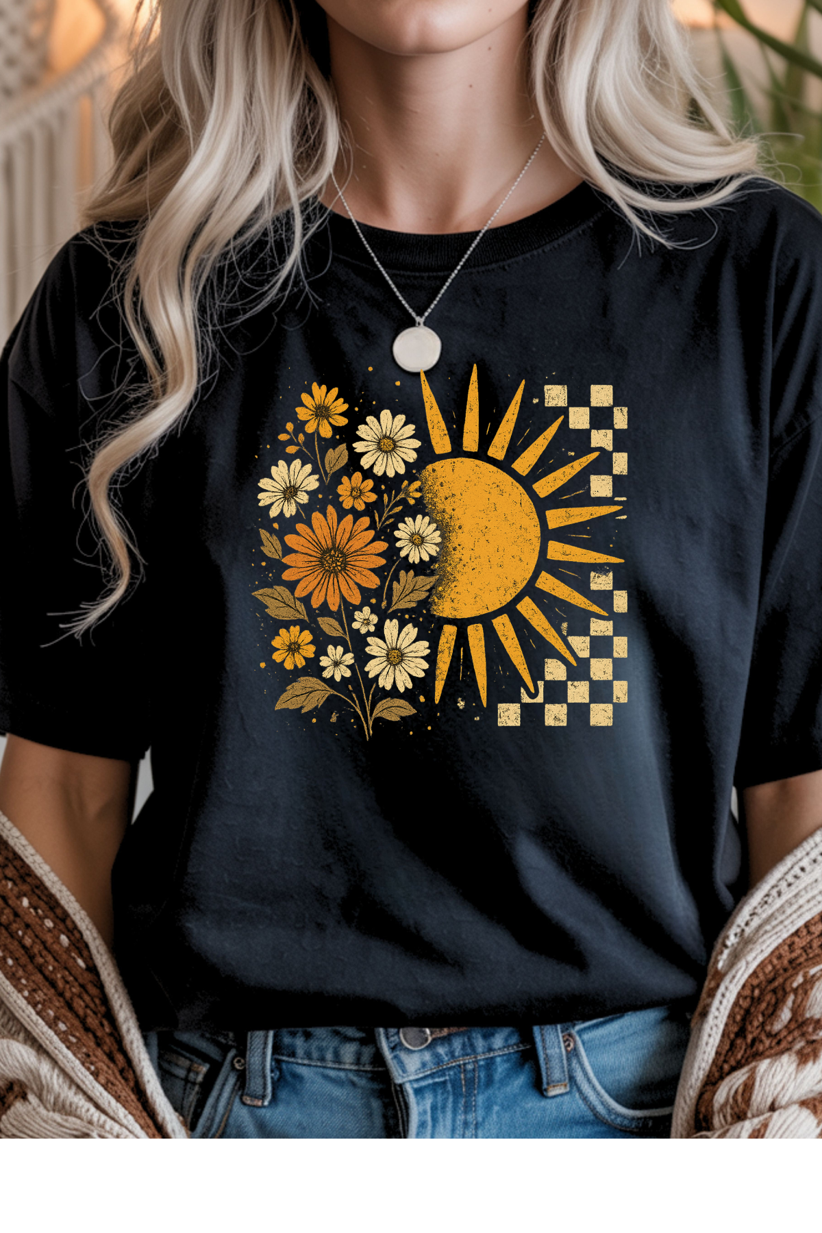 Floral Sun Graphic Tee