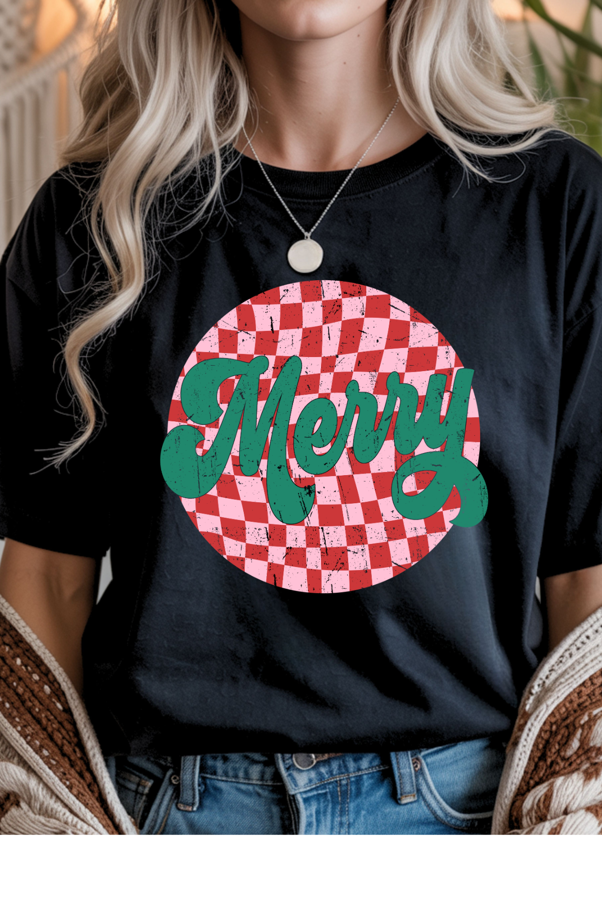 Retro Merry Graphic Tee