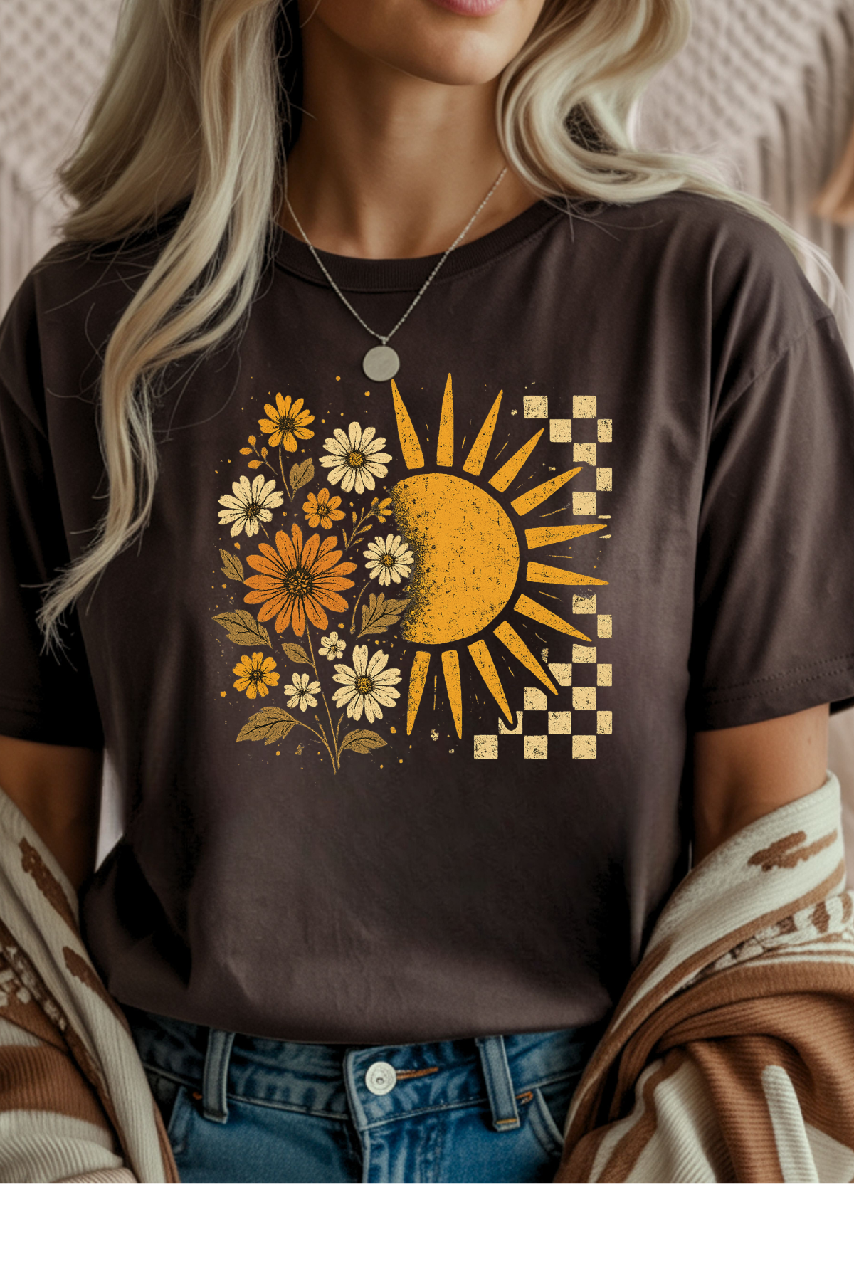 Floral Sun Graphic Tee