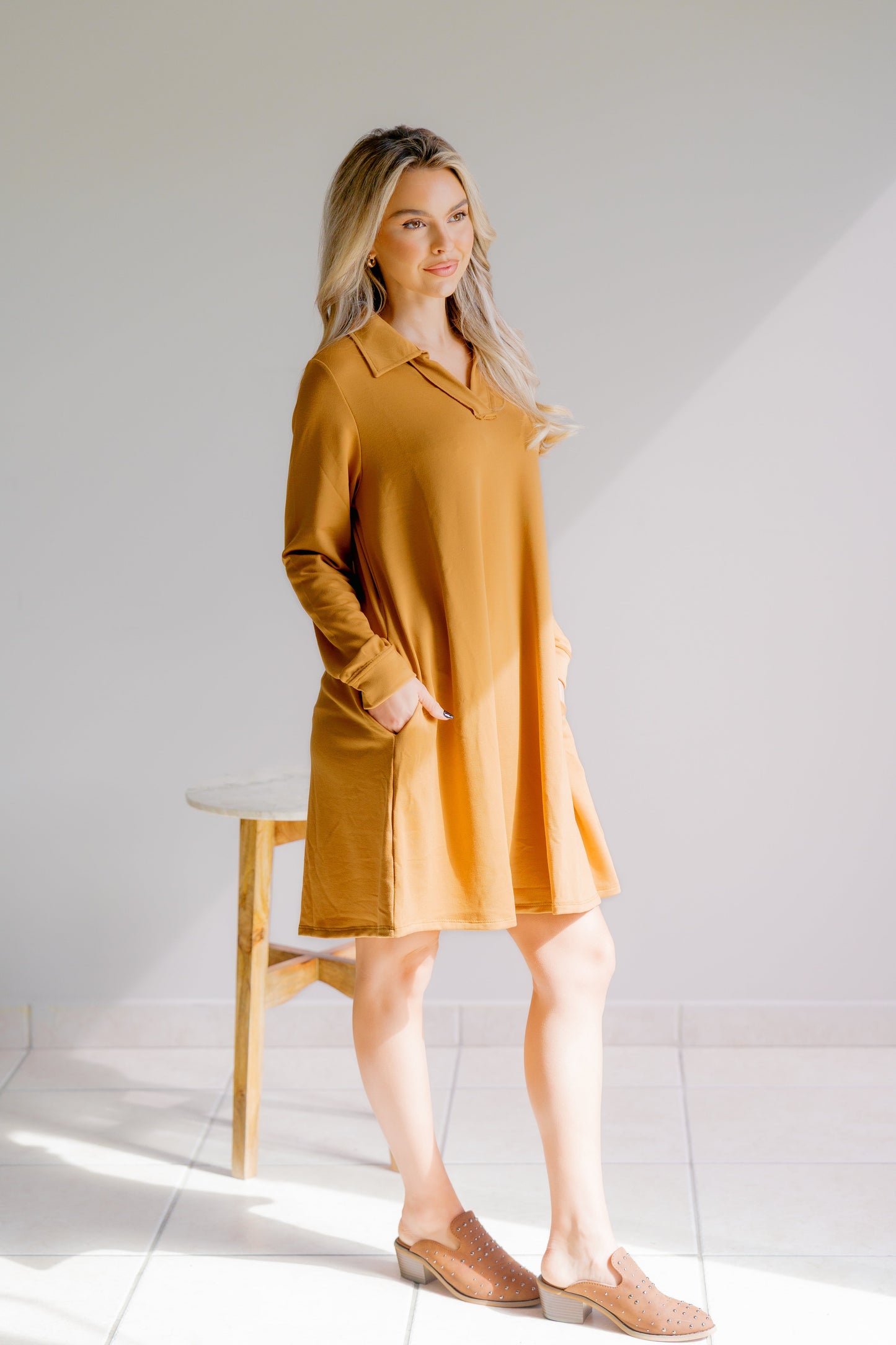 Golden Bloom Dress