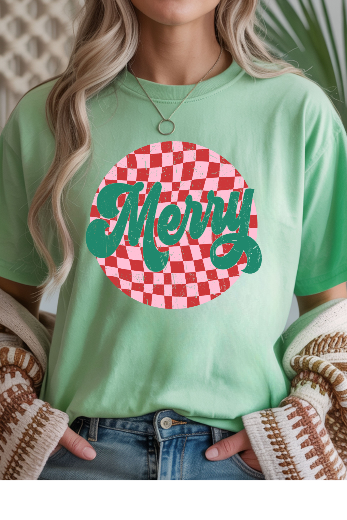 Retro Merry Graphic Tee