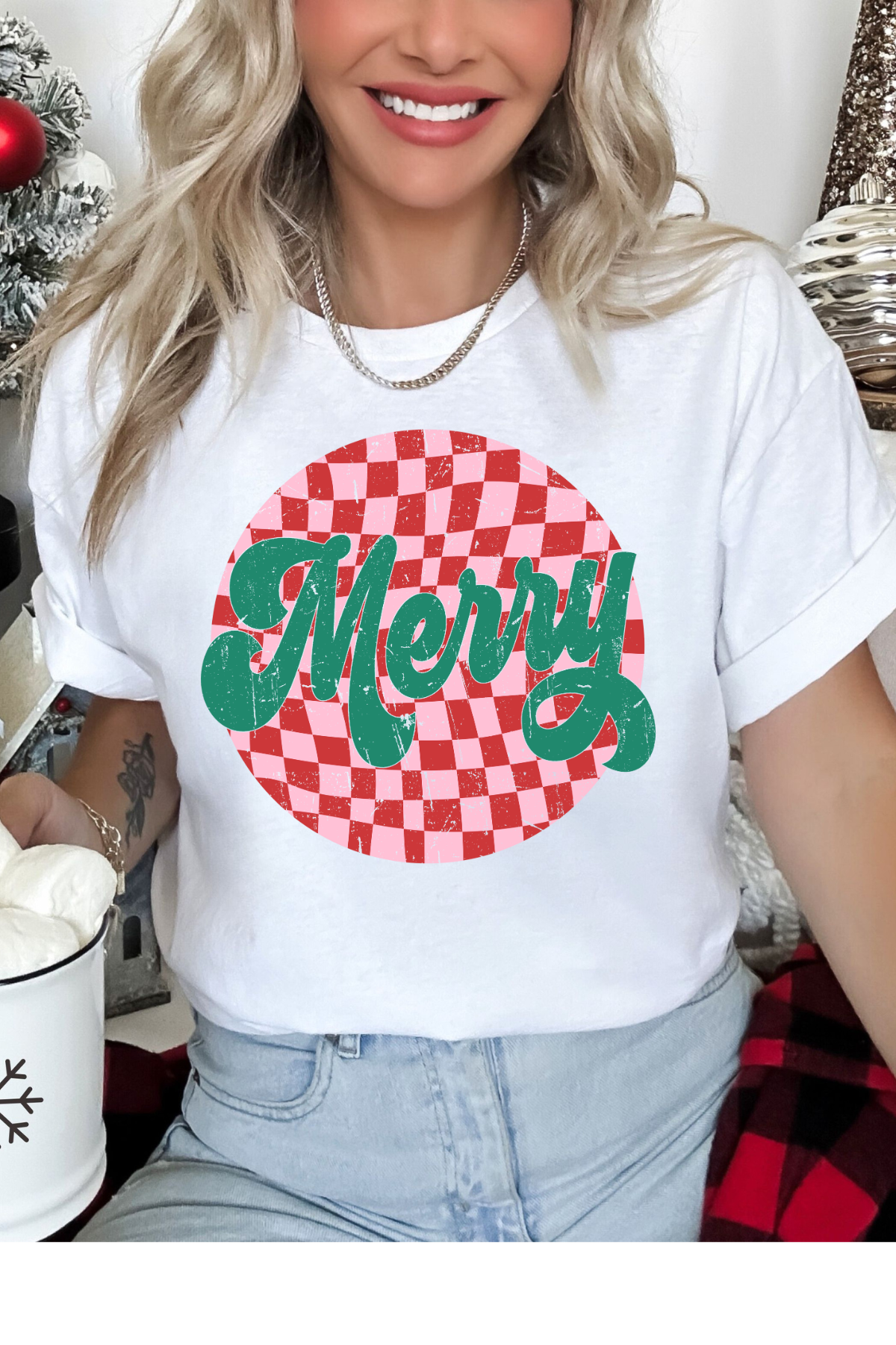 Retro Merry Graphic Tee