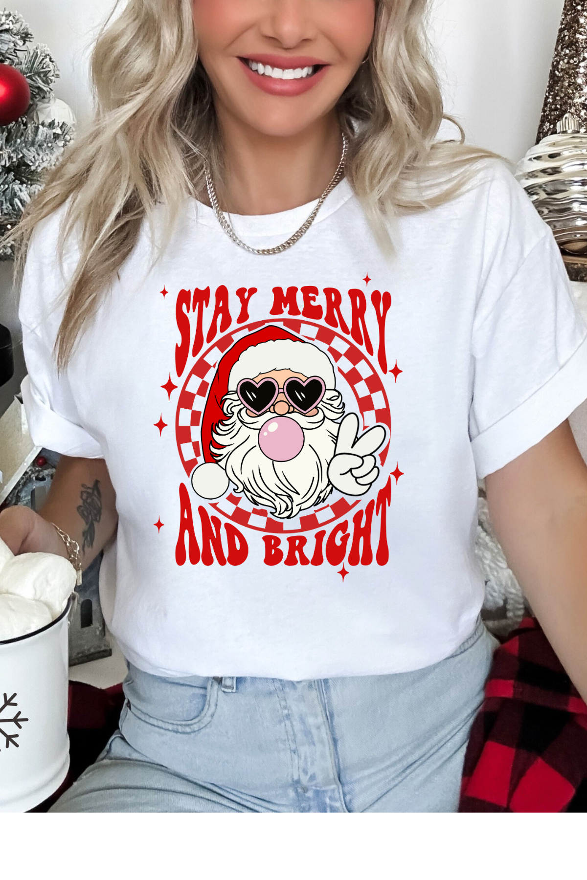 Stay Merry and Bright Graphic Tee